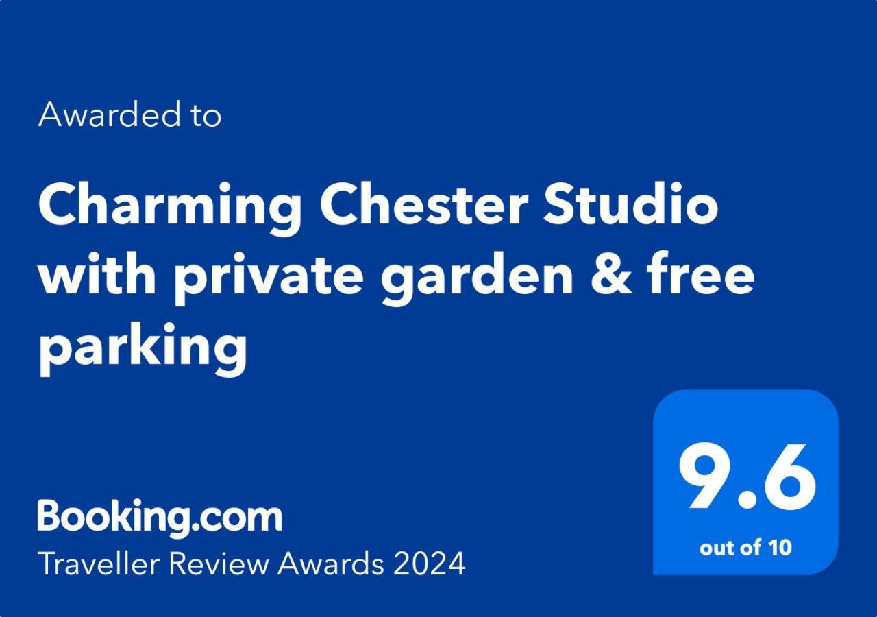Charming Chester Studio With Private Garden & Free Parking Exteriör bild